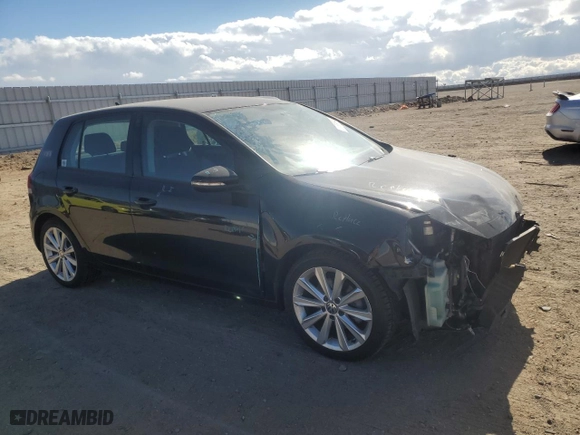 2014 Volkswagen Golf TDI w/Sunroof & Nav with VIN WVWDM7AJ0EW002339, listed as a Copart auction lot 81099894 with 83,794 mi miles and Salvage Title. Bid and sale history available at carsss.com. Image 4.