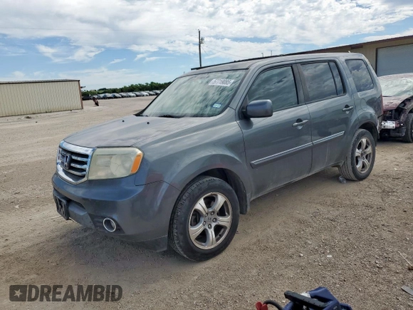 2013 Honda Pilot EX-L with VIN 5FNYF3H57DB027741, listed as a Copart auction lot 57719085 with 217,083 mi miles and Salvage title. Bid and sale history available at DreamBid. Image 1.