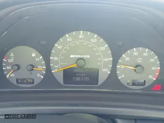 2002 Mercedes-Benz CLK-Class AMG with VIN WDBLJ74GX2T106286, listed as a IAAI auction lot 41737170 with 136,170 mi miles. Bid and sale history available at carsss.com. Image 7.