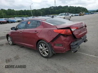 2013 Kia Optima EX with VIN 5XXGN4A70DG217121, listed as a Copart auction lot 59879455 with 265,949 mi miles and Salvage title. Bid and sale history available at DreamBid. Image 2.