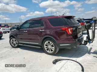 2018 Ford Explorer Limited with VIN 1FM5K7FHXJGB64964, listed as a Copart auction lot 62706785 with 49,119 mi miles and Salvage title. Bid and sale history available at DreamBid. Image 2.