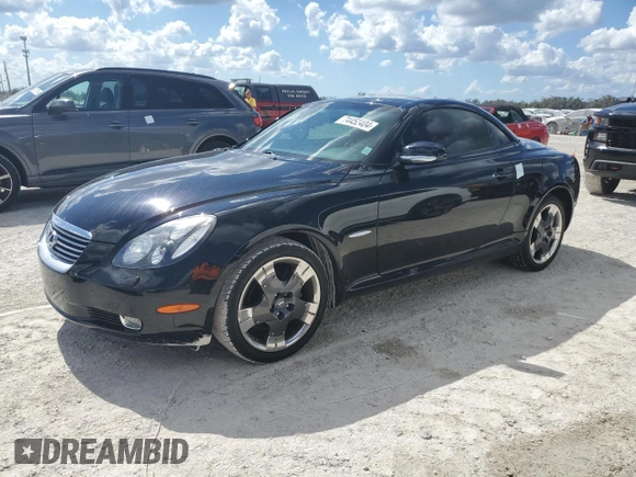 2005 Lexus SC 430 with VIN JTHFN48Y350061412, listed as a Copart auction lot 77746784 with 33,778 mi miles and Non Repairable. Bid and sale history available at DreamBid. Image 1.