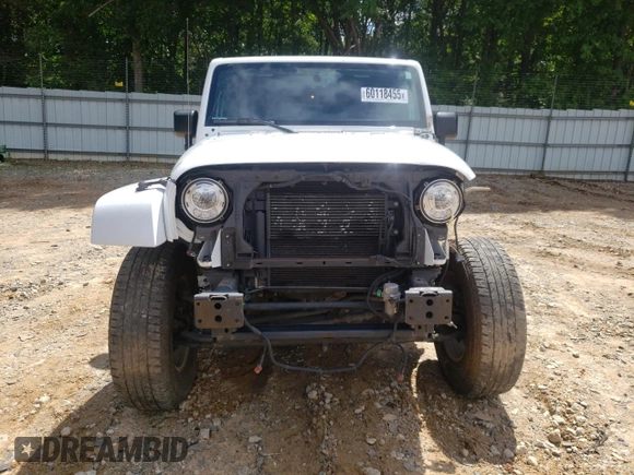2017 Jeep Wrangler Unlimited Sahara with VIN 1C4HJWEG8HL580262, listed as a Copart auction lot 60118455 with 63,075 mi miles and Salvage title. Bid and sale history available at DreamBid. Image 5.