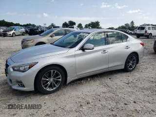 2017 Infiniti Q50 3.0t Sport with VIN JN1EV7AR9HM838872, listed as a Copart auction lot 62666234 with 87,657 mi miles and Non Repairable. Bid and sale history available at carsss.com. Image 1.