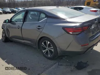 2021 Nissan Sentra SV with VIN 3N1AB8CVXMY258190, listed as a Copart auction lot 50016025 with 40,619 mi miles and Salvage Title. Bid and sale history available at DreamBid. Image 2.