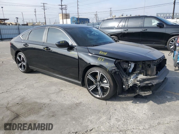 2023 Honda Accord Sport with VIN 1HGCY2F59PA041172, listed as a Copart auction lot 56835455 with 16,638 mi miles and Salvage title. Bid and sale history available at DreamBid. Image 4.