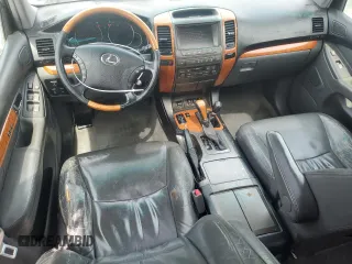 2005 Lexus GX 470 with VIN JTJBT20XX50090318, listed as a Copart auction lot 53033035 with 191,528 mi miles and Salvage Title. Bid and sale history available at DreamBid. Image 8.