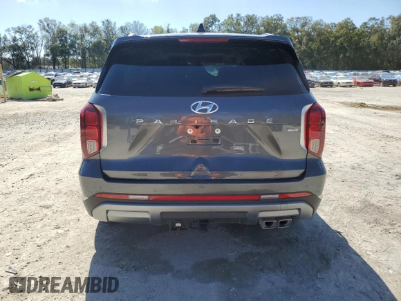 2024 Hyundai Palisade Limited z VIN KM8R5DGE8RU793681, wystawiony jako Copart lot #45898925 z przebiegiem 8 136 mil mil oraz Nie do naprawy • Non repairable. Historia ofert i sprzedaży dostępna na DreamBid. Obrazek 6.