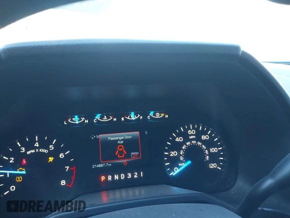 2015 Ford F-150 XLT with VIN 1FTEX1E88FKF22622, listed as a IAAI auction lot 41402747 with 214,667 mi miles. Bid and sale history available at carsss.com. Image 7.