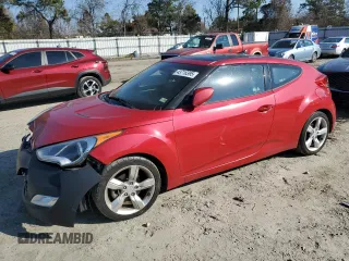 2014 Hyundai Veloster z VIN KMHTC6AD3EU217143, wystawiony jako Copart lot #43716395 z przebiegiem 137 865 mil mil oraz Szkoda całkowita • Salvage title. Historia ofert i sprzedaży dostępna na DreamBid. Obrazek 1.