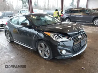 2013 Hyundai Veloster Turbo with VIN KMHTC6AEXDU123011, listed as a IAAI auction lot 41666212 with 88,883 mi miles and . Bid and sale history available at DreamBid. Image 1.