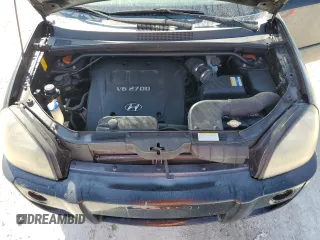 2007 Hyundai Tucson SE with VIN KM8JN12D07U623645, listed as a Copart auction lot 43242735 with 146,102 mi miles and Salvage Title. Bid and sale history available at carsss.com. Image 12.
