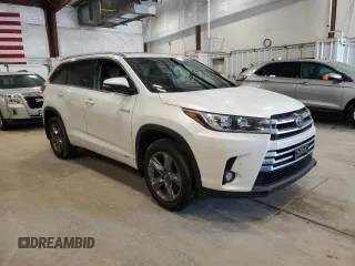 2018 Toyota Highlander Hybrid Limited with VIN 5TDDGRFH8JS039822, listed as a Copart auction lot 61665095 with 101,060 mi miles and Clean title. Bid and sale history available at DreamBid. Image 4.