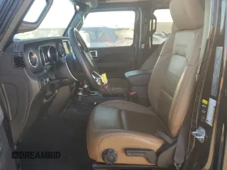 2022 Jeep Wrangler Unlimited Sahara with VIN 1C4HJXEG9NW191002, listed as a Copart auction lot 42486595 with 21,301 mi miles and Salvage title. Bid and sale history available at DreamBid. Image 7.