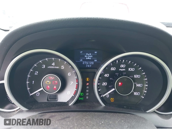 2011 Acura ZDX Tech Pkg with VIN 2HNYB1H46BH500215, listed as a IAAI auction lot 41902209 with 276,128 mi miles. Bid and sale history available at carsss.com. Image 7.