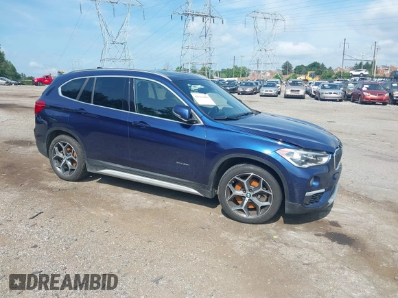 2017 BMW X1 xDrive28i with VIN WBXHT3C32H5F72371, listed as a IAAI auction lot 42763489 with 79,103 mi miles and . Bid and sale history available at DreamBid. Image 1.