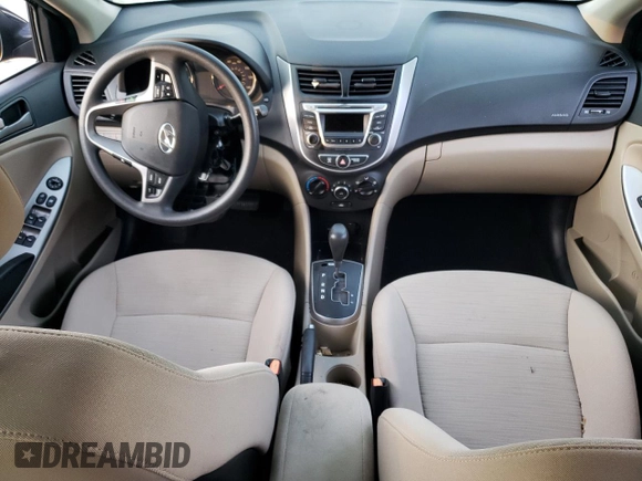 2016 Hyundai Accent SE with VIN KMHCT4AE4GU161469, listed as a Copart auction lot 66785313 with 60,196 mi miles and . Bid and sale history available at DreamBid. Image 8.