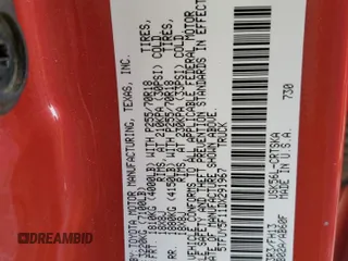 2013 Toyota Tundra z VIN 5TFUY5F11DX291967, wystawiony jako Copart lot #59747894 z przebiegiem 196 857 mil mil oraz Szkoda całkowita • Salvage title. Historia ofert i sprzedaży dostępna na DreamBid. Obrazek 12.