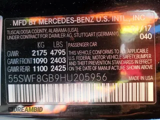 2017 Mercedes-Benz C 63 AMG с VIN 55SWF8GB9HU205956, выставлен на аукционе Copart как лот 72935004 с пробегом 81 191 миль миль и Списание • Salvage title. История ставок и продаж доступна на DreamBid. Изображение 15.