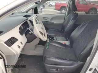 2012 Toyota Sienna SE with VIN 5TDXK3DC8CS208840, listed as a Copart auction lot 89005565 with 181,235 mi miles and Clean Title. Bid and sale history available at carsss.com. Image 7.