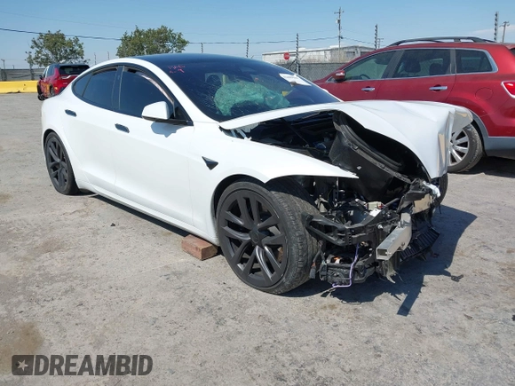 2023 Tesla Model S with VIN 5YJSA1E59PF500816, listed as a IAAI auction lot 42409049 with Not provided miles and . Bid and sale history available at DreamBid. Image 1.