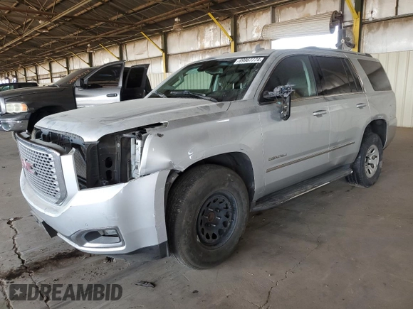 2016 GMC Yukon Denali with VIN 1GKS1CKJ3GR100844, listed as a Copart auction lot 69967774 with 172,545 mi miles and Salvage Title. Bid and sale history available at carsss.com. Image 1.