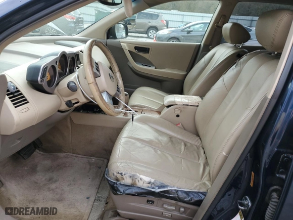 2005 Nissan Murano SL with VIN JN8AZ08W55W416234, listed as a Copart auction lot 83548504 with 166,291 mi miles and Salvage Title. Bid and sale history available at carsss.com. Image 7.