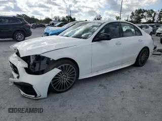 2023 Mercedes-Benz C 300 z VIN W1KAF4GB5PR143765, wystawiony jako Copart lot #56365395 z przebiegiem 5 943 mil mil oraz Szkoda całkowita • Salvage title. Historia ofert i sprzedaży dostępna na DreamBid. Obrazek 1.