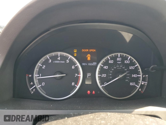 2015 Acura RDX with VIN 5J8TB4H36FL007492, listed as a Copart auction lot 60216875 with 102,437 mi miles and Salvage title. Bid and sale history available at DreamBid. Image 9.