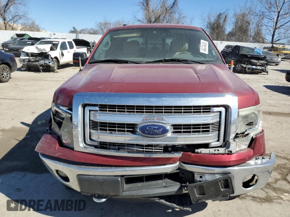 2014 Ford F-150 XL with VIN 1FTFW1ET2EKF14932, listed as a Copart auction lot 46474465 with 129,052 mi miles and Salvage Title. Bid and sale history available at carsss.com. Image 5.