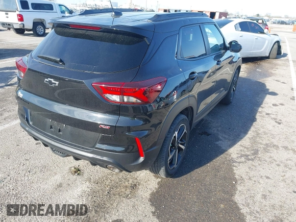 2023 Chevrolet TrailBlazer RS with VIN KL79MTSL5PB125754, listed as a IAAI auction lot 41882006 with 14,223 mi miles and . Bid and sale history available at DreamBid. Image 4.