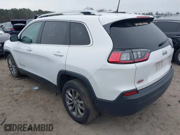 2020 Jeep Cherokee Latitude Plus with VIN 1C4PJLLB3LD543821, listed as a IAAI auction lot 41290132 with 130,137 mi miles. Bid and sale history available at carsss.com. Image 3.