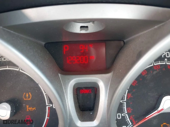 2012 Ford Fiesta SE with VIN 3FADP4BJ8CM162119, listed as a IAAI auction lot 41884379 with 129,200 mi miles. Bid and sale history available at carsss.com. Image 7.