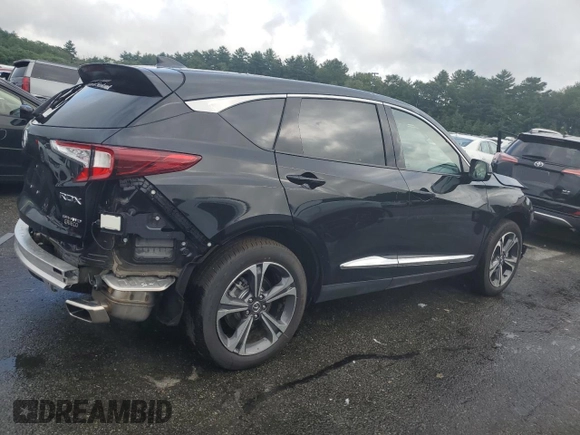 2024 Acura RDX Advance with VIN 5J8TC2H76RL025886, listed as a Copart auction lot 60041755 with 5,462 mi miles and Salvage title. Bid and sale history available at DreamBid. Image 3.