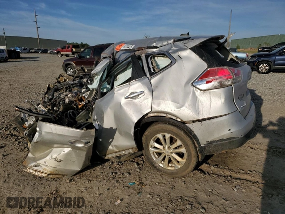 2015 Nissan Rogue SV with VIN 5N1AT2MLXFC798621, listed as a Copart auction lot 50704415 with 0 mi miles and Salvage Title. Bid and sale history available at carsss.com. Image 2.