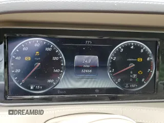 2017 Mercedes-Benz S 550 with VIN WDDUG8FB4HA315884, listed as a Copart auction lot 70753864 with 52,466 mi miles and Salvage Title. Bid and sale history available at carsss.com. Image 9.