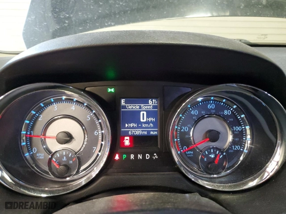 2016 Chrysler Town & Country Touring with VIN 2C4RC1BGXGR199797, listed as a Copart auction lot 51753785 with 67,089 mi miles and Non Repairable. Bid and sale history available at carsss.com. Image 9.