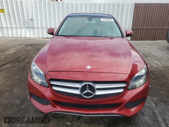 2016 Mercedes-Benz C 300 with VIN 55SWF4JB8GU178264, listed as a Copart auction lot 53858895 with 101,199 mi miles and Clean Title. Bid and sale history available at carsss.com. Image 5.