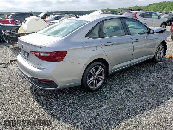 2022 Volkswagen Jetta SE with VIN 3VWEM7BU7NM004776, listed as a Copart auction lot 54968125 with 37,216 mi miles and Salvage title. Bid and sale history available at DreamBid. Image 13.