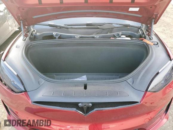 2023 Tesla Model X Plaid with VIN 7SAXCBE62PF427287, listed as a Copart auction lot 47365935 with 17,372 mi miles and Salvage Title. Bid and sale history available at DreamBid. Image 12.