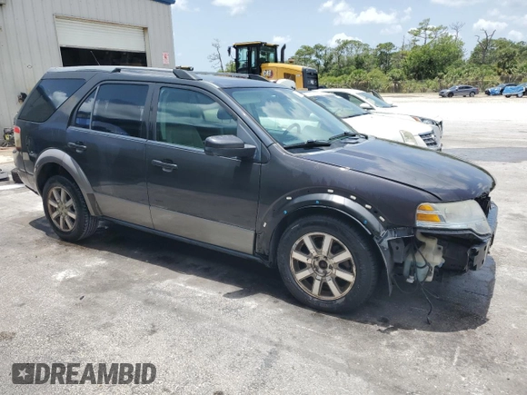 2008 Ford Taurus X SEL with VIN 1FMDK02W48GA25169, listed as a Copart auction lot 59667345 with 224,160 mi miles and Salvage title. Bid and sale history available at DreamBid. Image 4.