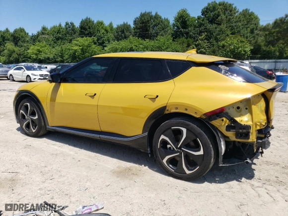 2022 Kia EV6 Wind with VIN KNDC3DLC9N5047071, listed as a Copart auction lot 59654874 with 34,072 mi miles and Salvage Title. Bid and sale history available at carsss.com. Image 2.