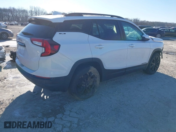 2022 GMC Terrain SLE with VIN 3GKALMEV8NL239768, listed as a IAAI auction lot 41574669 with 23,160 mi miles. Bid and sale history available at carsss.com. Image 4.
