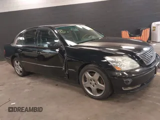 2005 Lexus LS 430 z VIN JTHBN36F155023769, wystawiony jako IAAI lot #42282448 z przebiegiem 198 621 mil mil oraz . Historia ofert i sprzedaży dostępna na DreamBid. Obrazek 1.