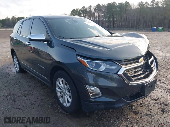 2018 Chevrolet Equinox LT with VIN 3GNAXJEV4JS564245, listed as a IAAI auction lot 41793485 with 105,179 mi miles. Bid and sale history available at carsss.com. Image 1.