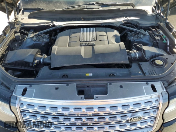 2014 Land Rover Range Rover HSE with VIN SALGS2WF8EA180385, listed as a Copart auction lot 46715155 with 122,293 mi miles and Clean Title. Bid and sale history available at DreamBid. Image 12.