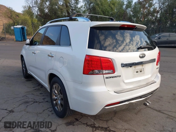 2012 Kia Sorento SX with VIN 5XYKW4A29CG224803, listed as a IAAI auction lot 41493527 with 228,065 mi miles. Bid and sale history available at carsss.com. Image 3.