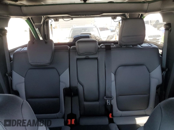 2024 Ford Bronco Big Bend with VIN 1FMDE7BH0RLB23240, listed as a Copart auction lot 52766855 with 1,283 mi miles and Salvage Title. Bid and sale history available at DreamBid. Image 10.