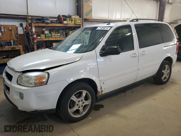 2009 Chevrolet Uplander with VIN 1GNDU33159D114410, listed as a Copart auction lot 77409814 with 247,968 mi miles and Salvage Title. Bid and sale history available at DreamBid. Image 1.