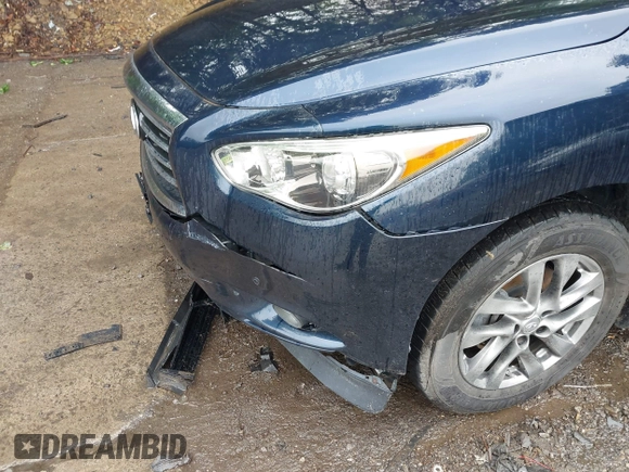 2015 Infiniti QX60 with VIN 5N1AL0MM5FC535725, listed as a IAAI auction lot 42240578 with 100,356 mi miles and . Bid and sale history available at DreamBid. Image 6.